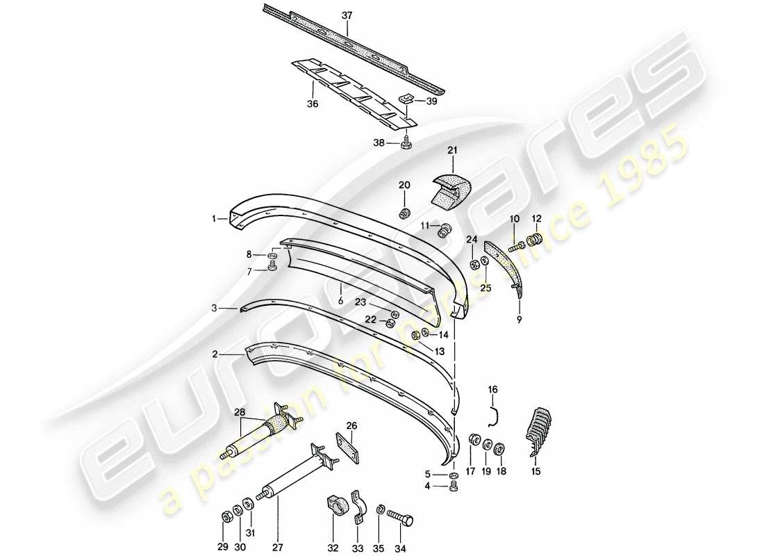 part diagram containing part number 91150534503