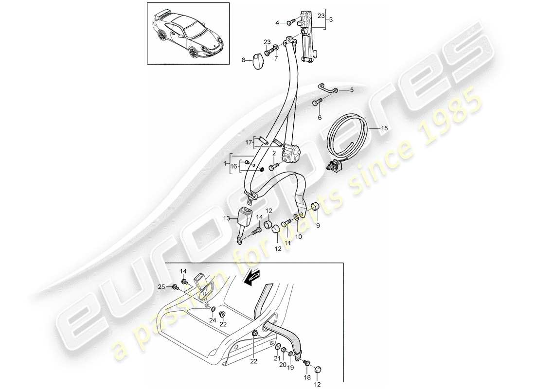 part diagram containing part number 99780303410