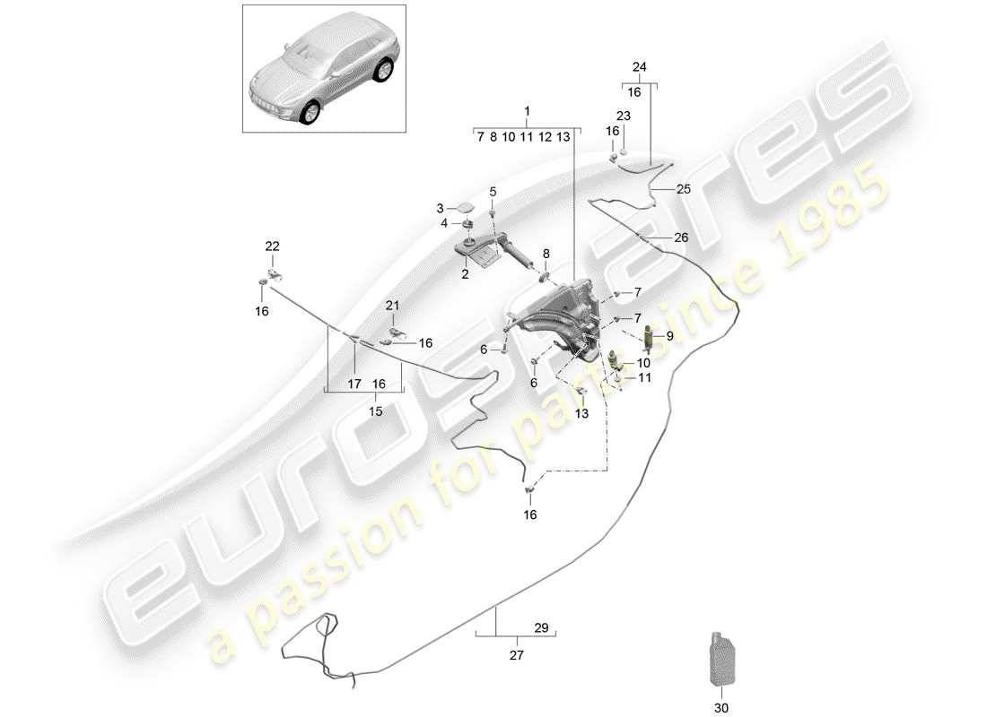 part diagram containing part number 95b955960