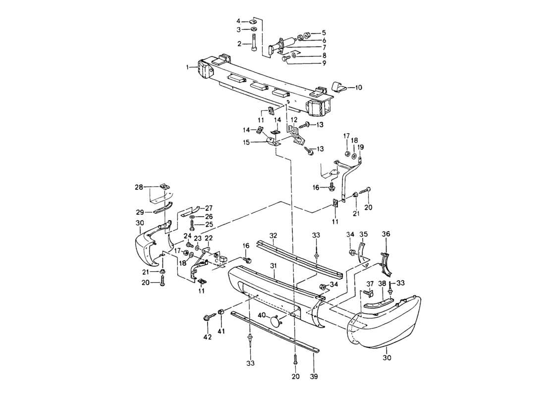 a part diagram from the porsche 964 parts catalogue