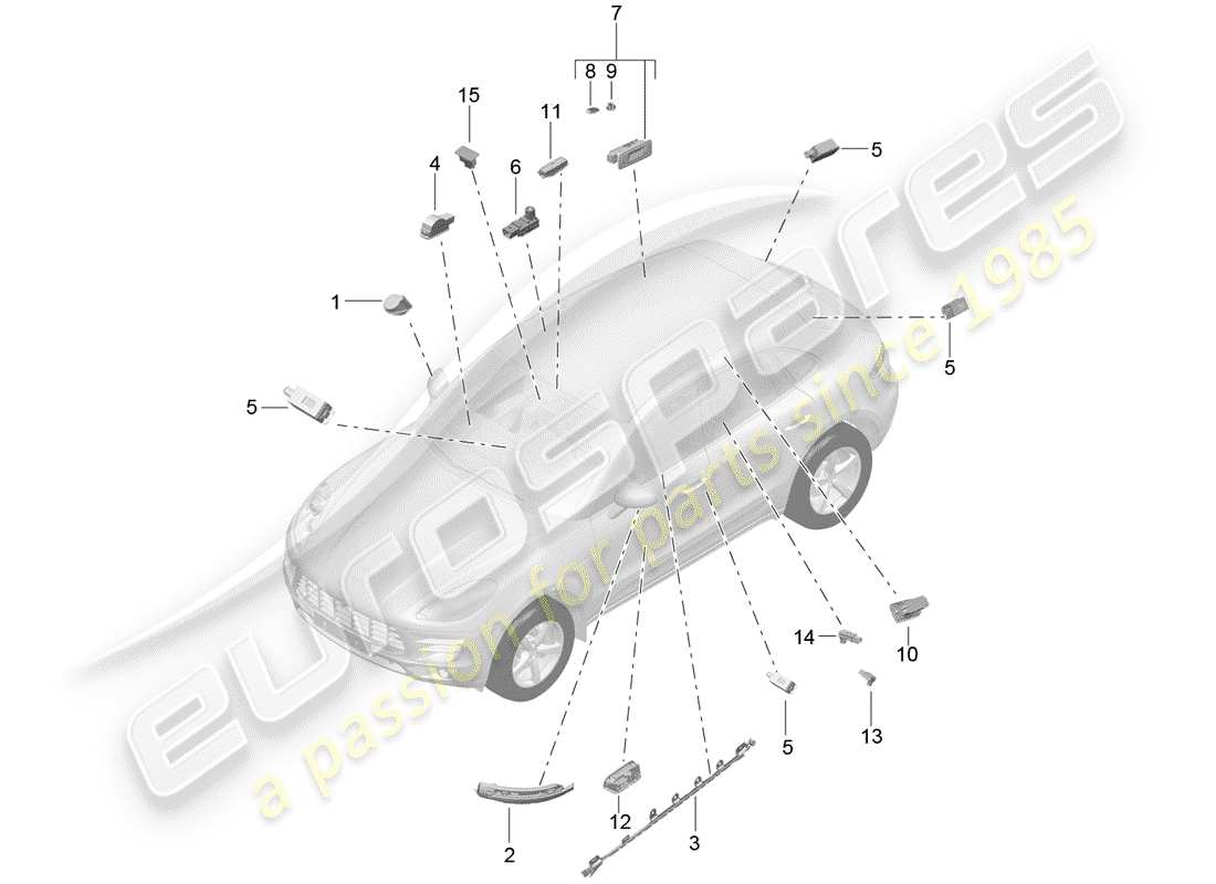 part diagram containing part number 95b947304