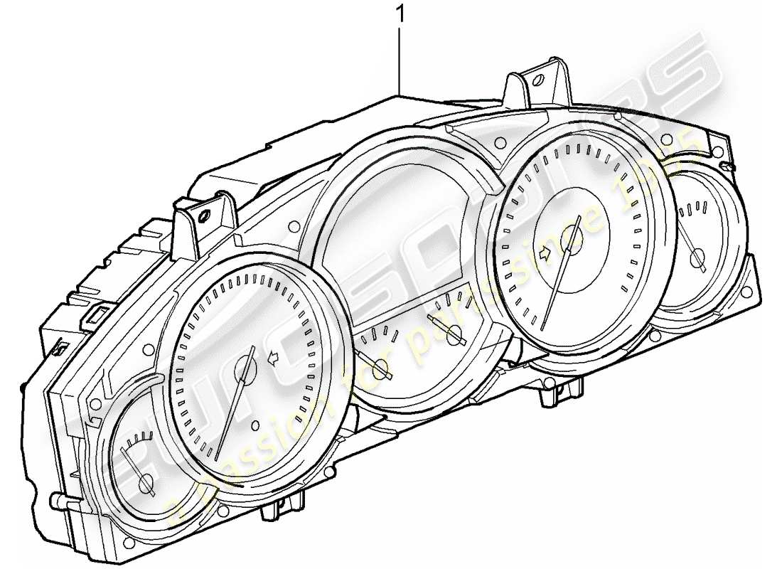 a part diagram from the porsche replacement catalogue (2005) parts catalogue