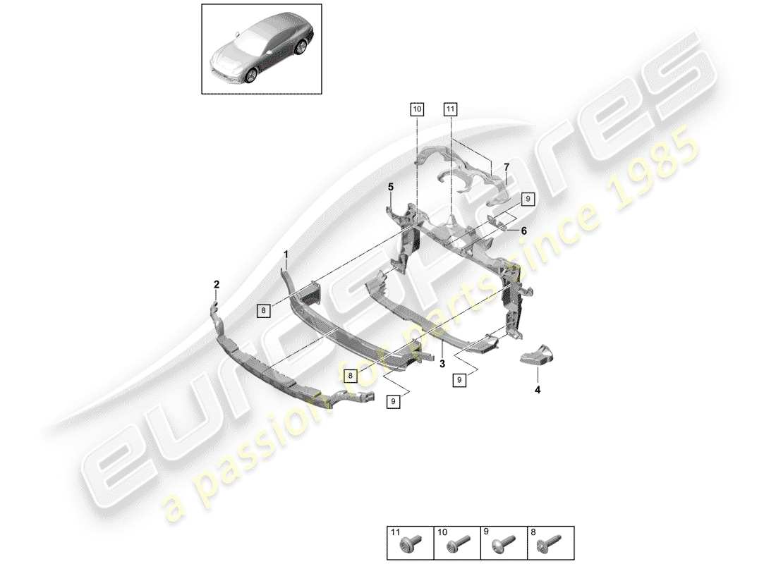 part diagram containing part number n 10725401