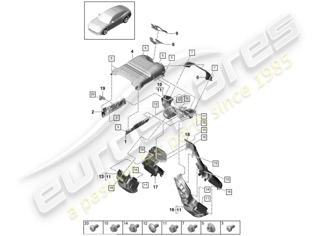 part diagram containing part number 9a711921310