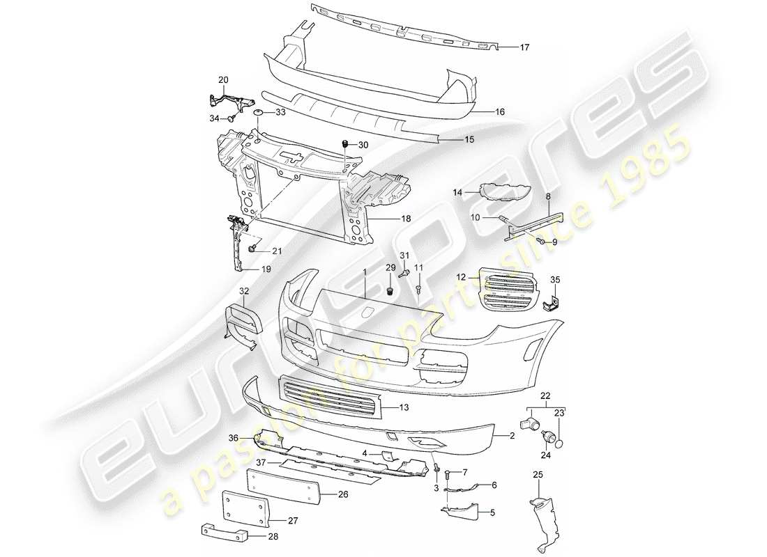 part diagram containing part number 95550531102