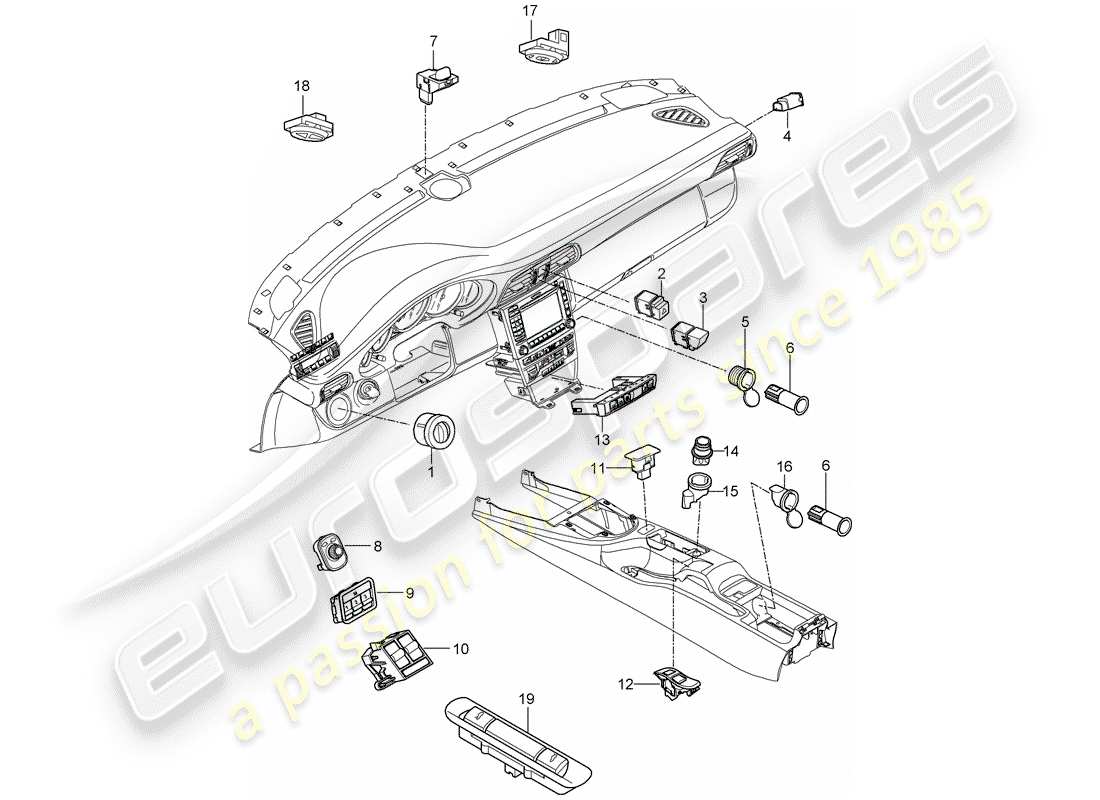 part diagram containing part number 99761354500