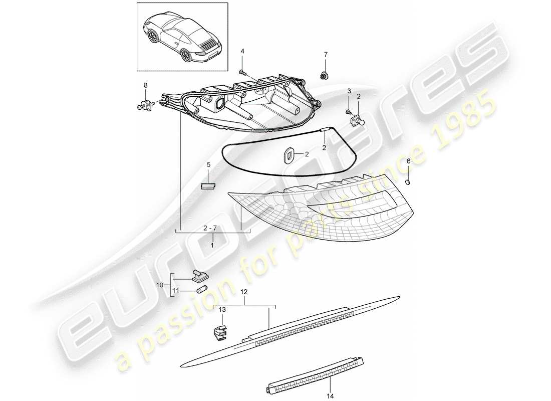 part diagram containing part number 99763105403