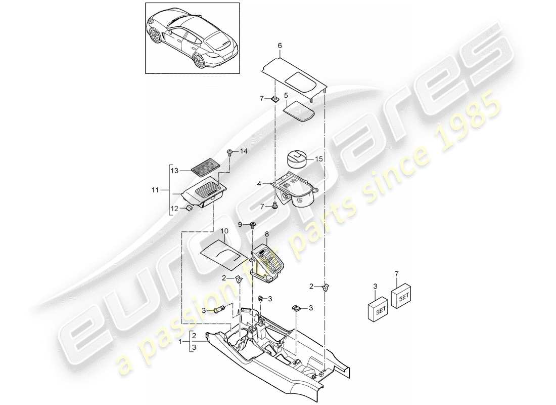 part diagram containing part number 97055394100