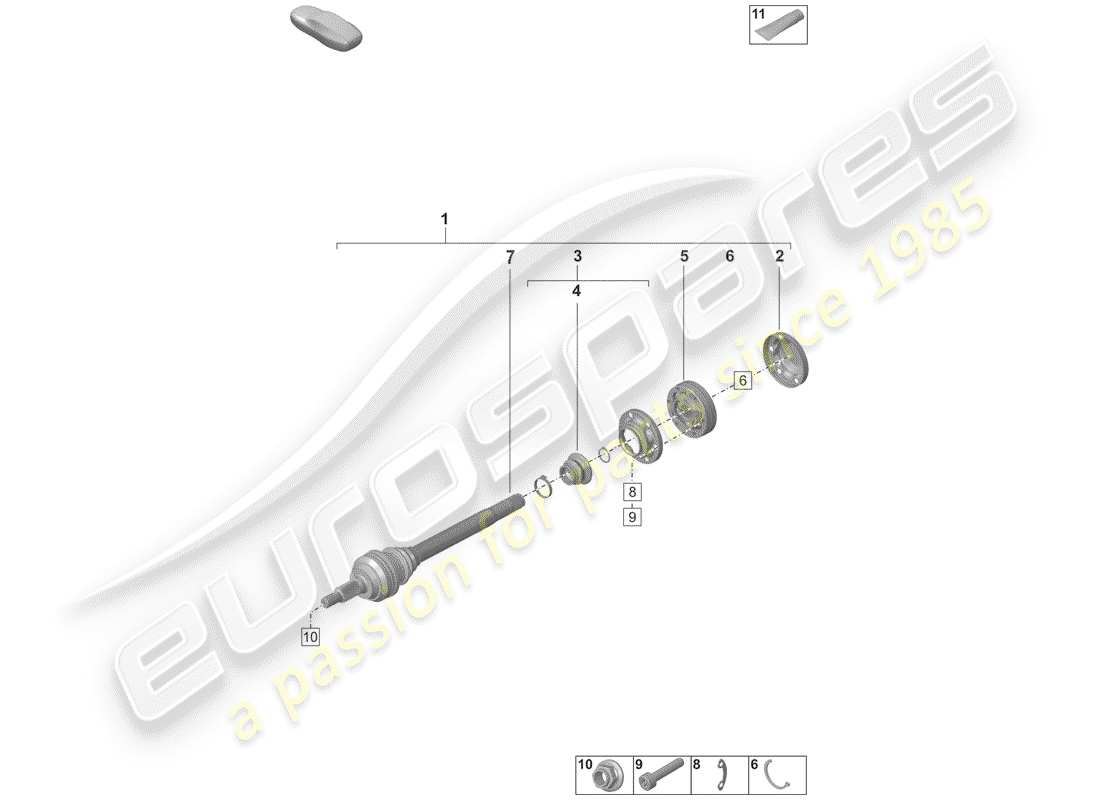 part diagram containing part number 9a740735700