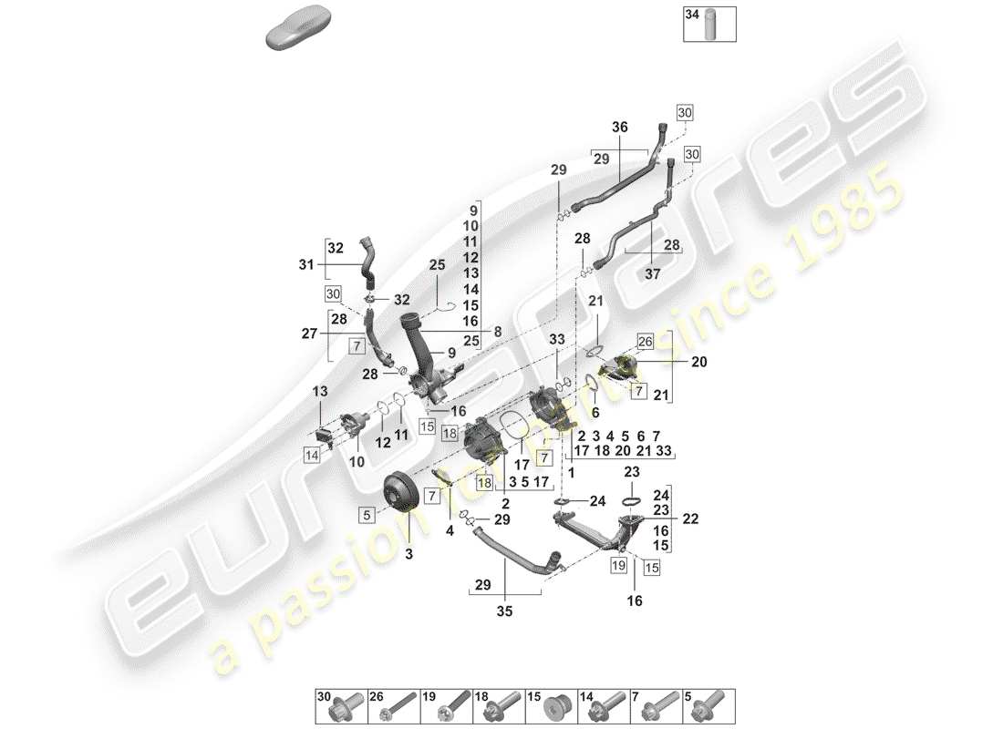 part diagram containing part number 0pb121031