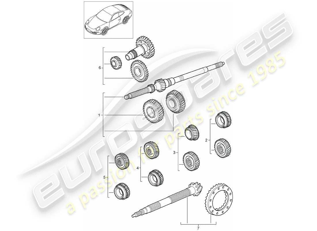 part diagram containing part number 99730290705