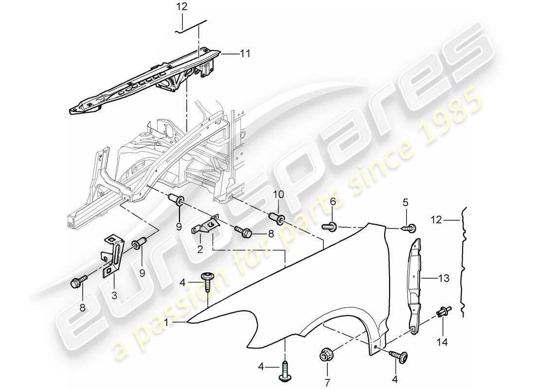 part diagram containing part number n 91043201