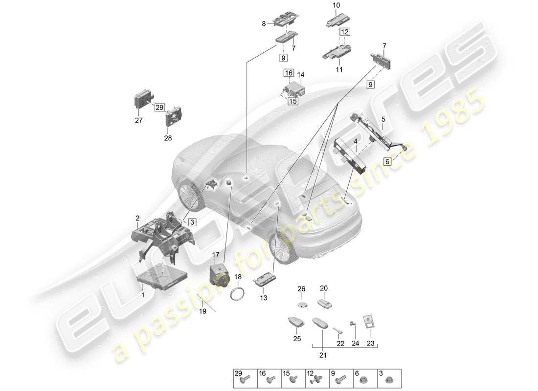 part diagram containing part number 99104395004