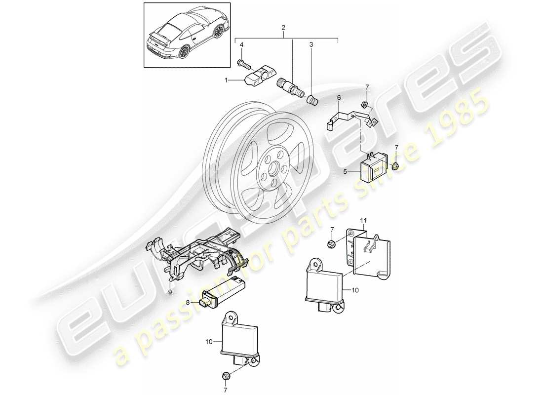 part diagram containing part number 95836166150