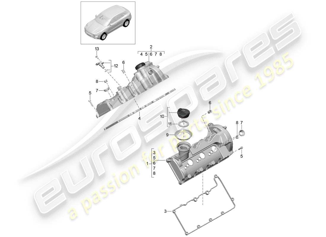 part diagram containing part number 95810534301