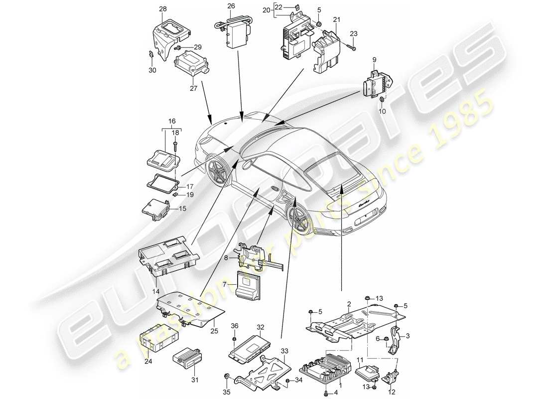 part diagram containing part number 99761846503