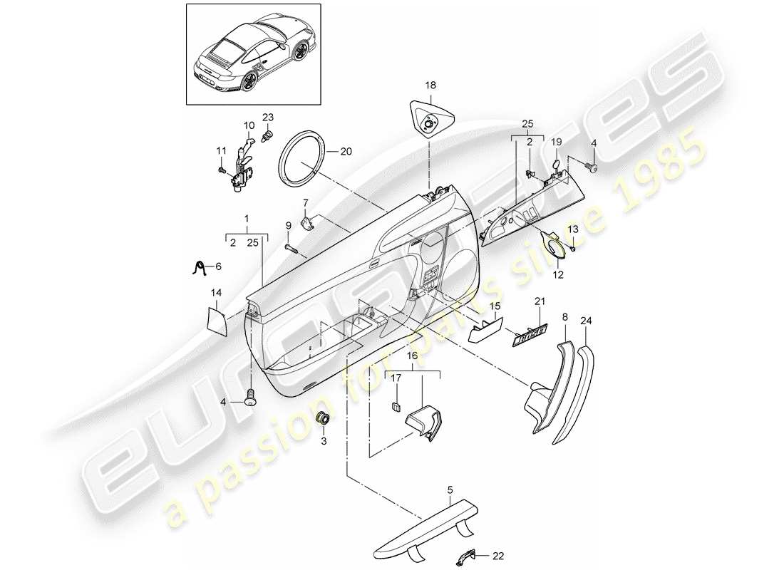 part diagram containing part number 99755599500