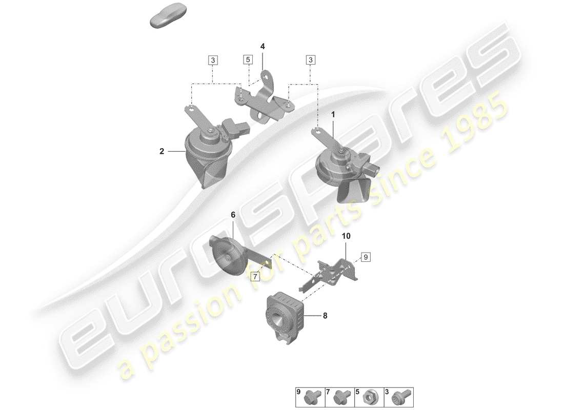 part diagram containing part number 5q0951605a