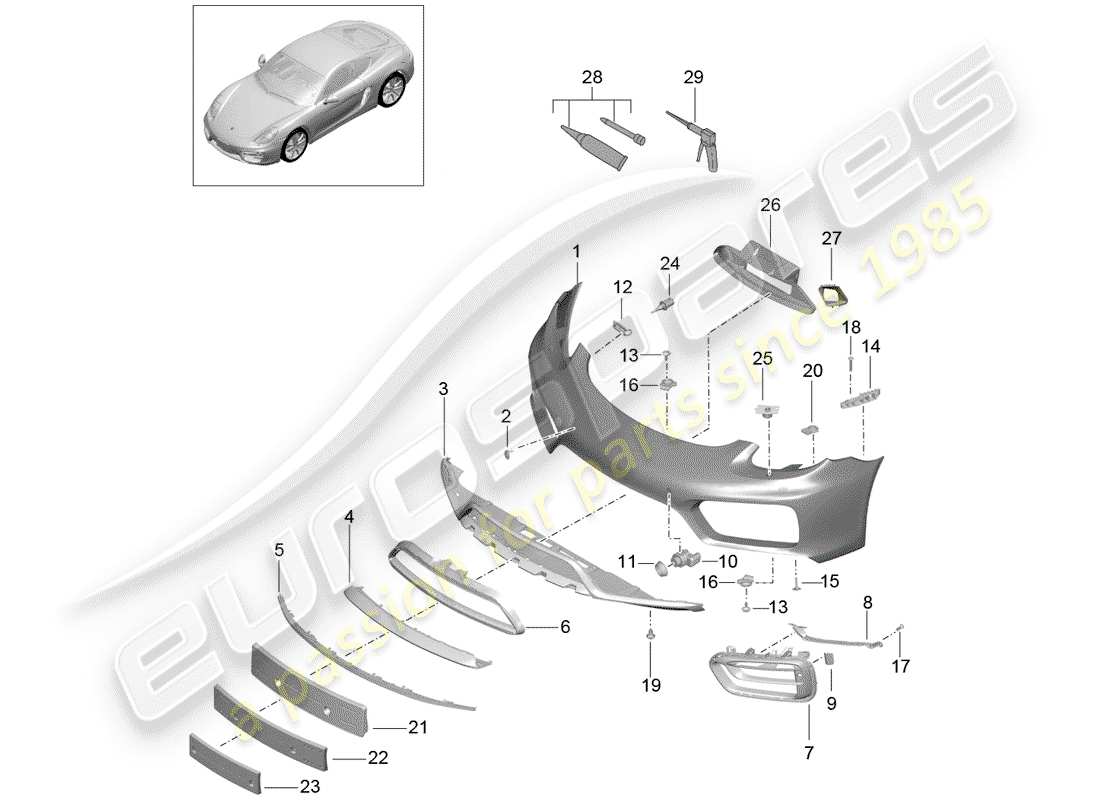 part diagram containing part number 98150552508