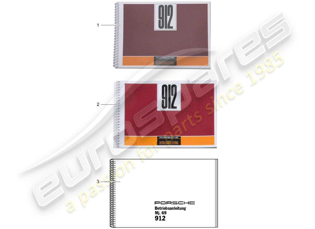 porsche after sales lit. (2004) instruction manual part diagram