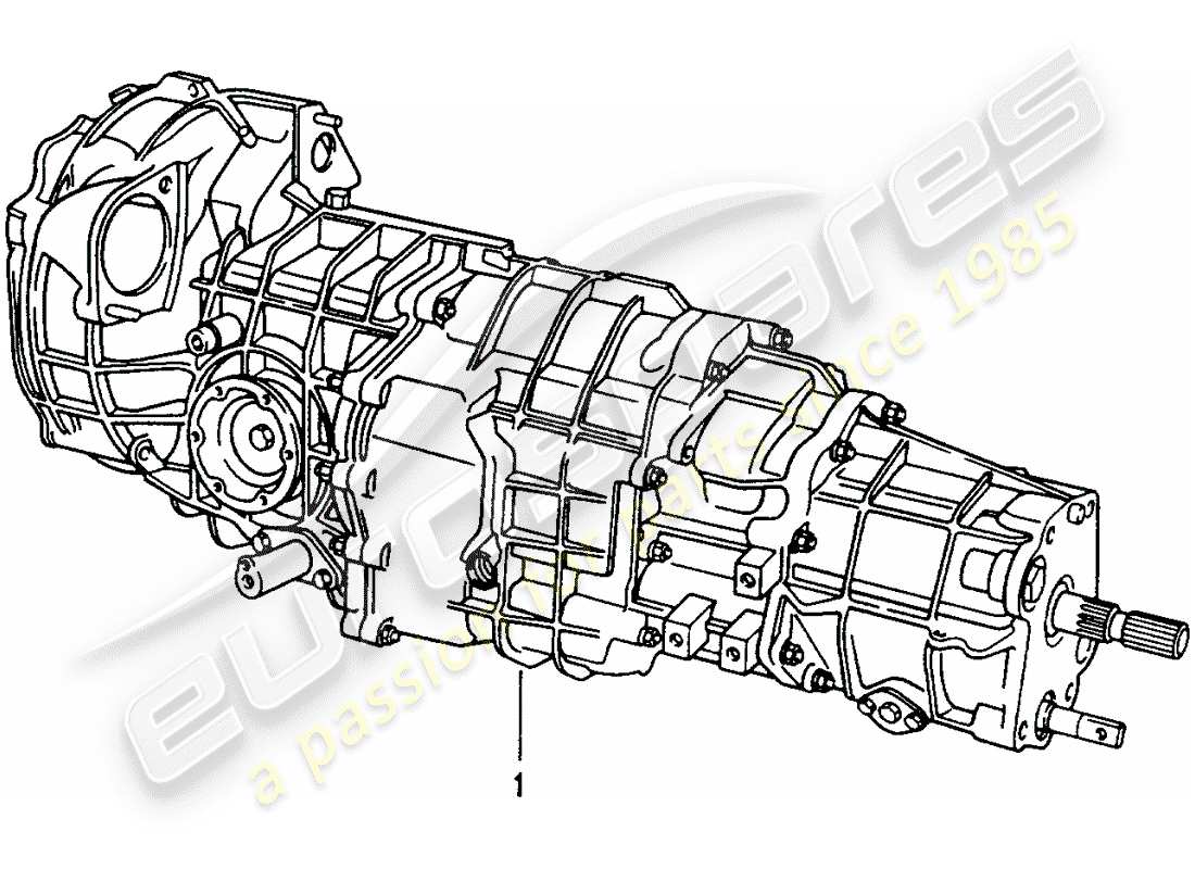 porsche replacement catalogue (2007) manual gearbox part diagram