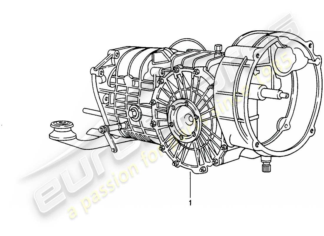 porsche replacement catalogue (2007) manual gearbox part diagram