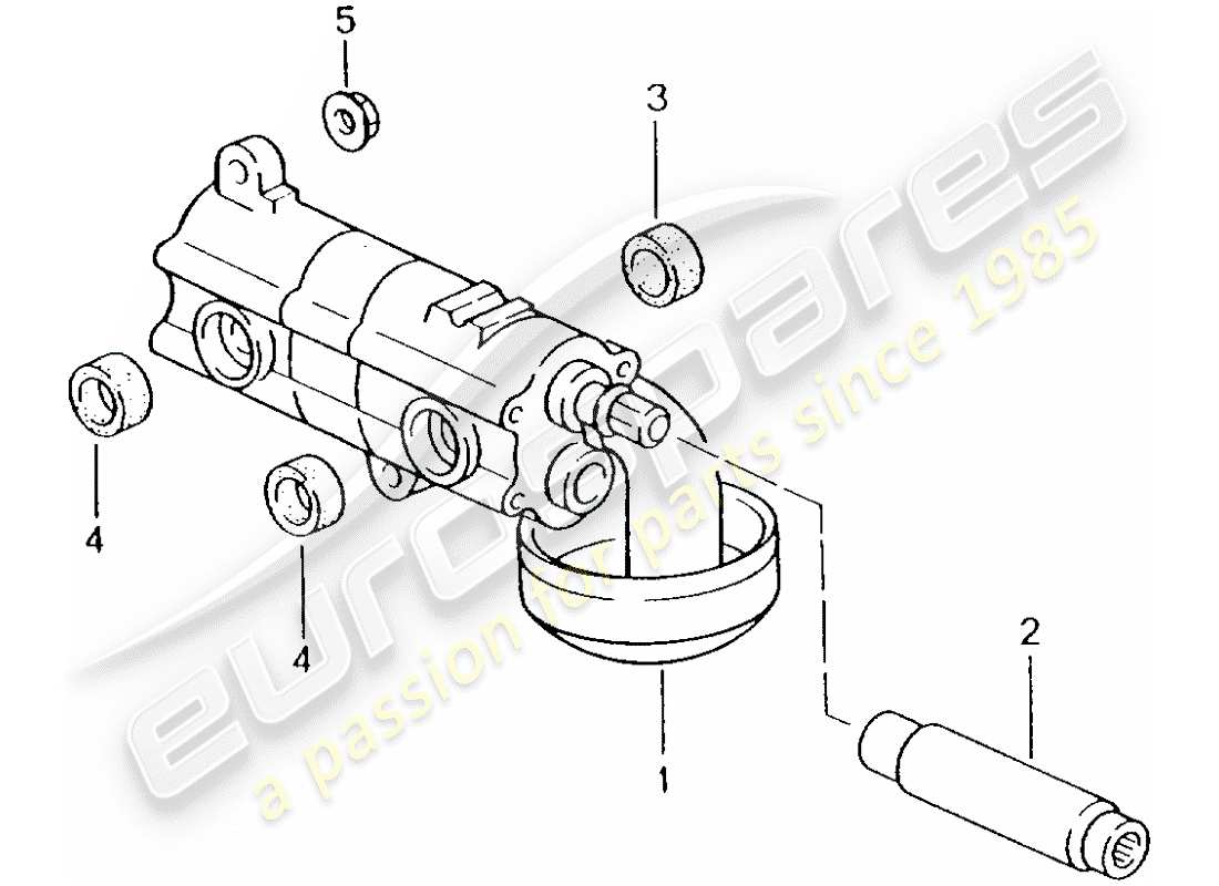 porsche 996 t/gt2 (2004) oil pump parts diagram