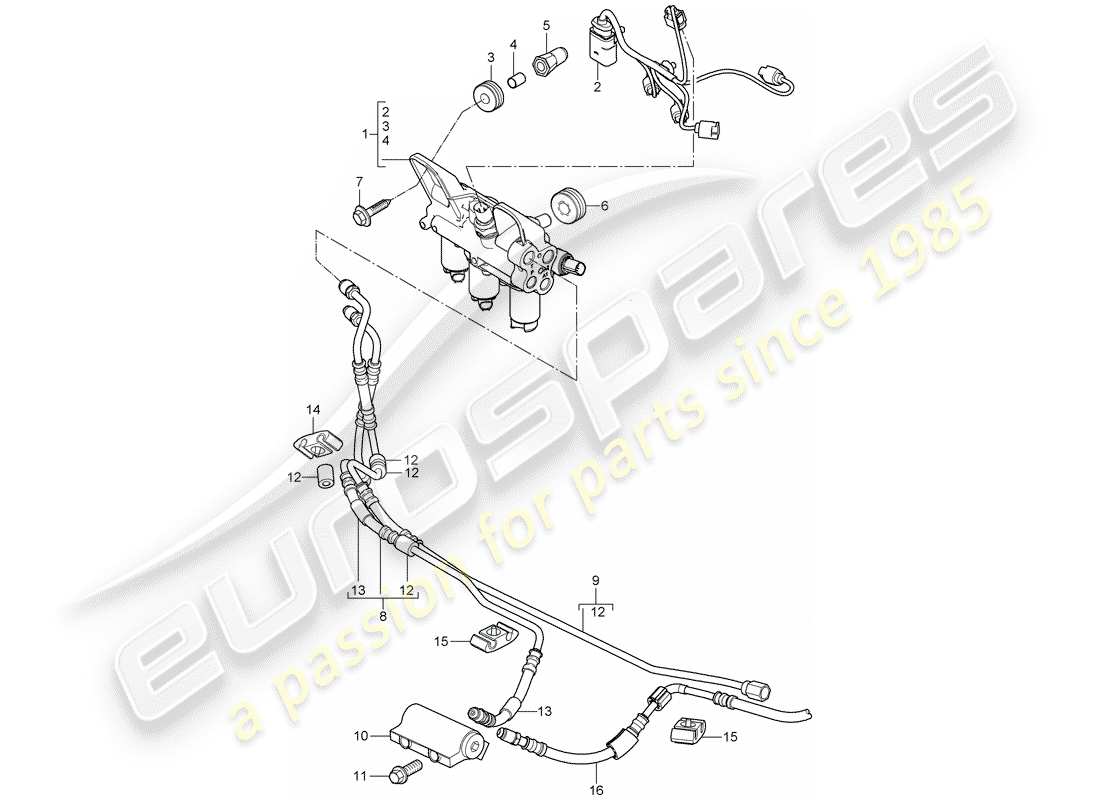 porsche cayenne (2009) stabilizer part diagram