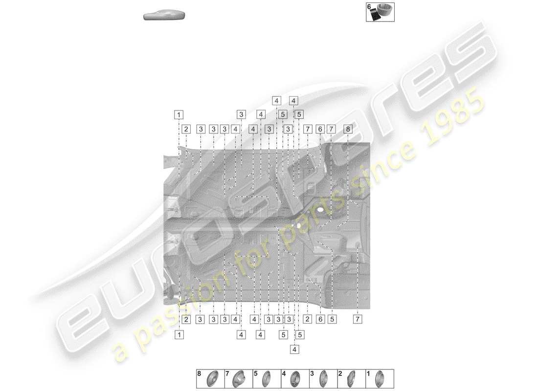 porsche 2020 plugs for body parts diagram