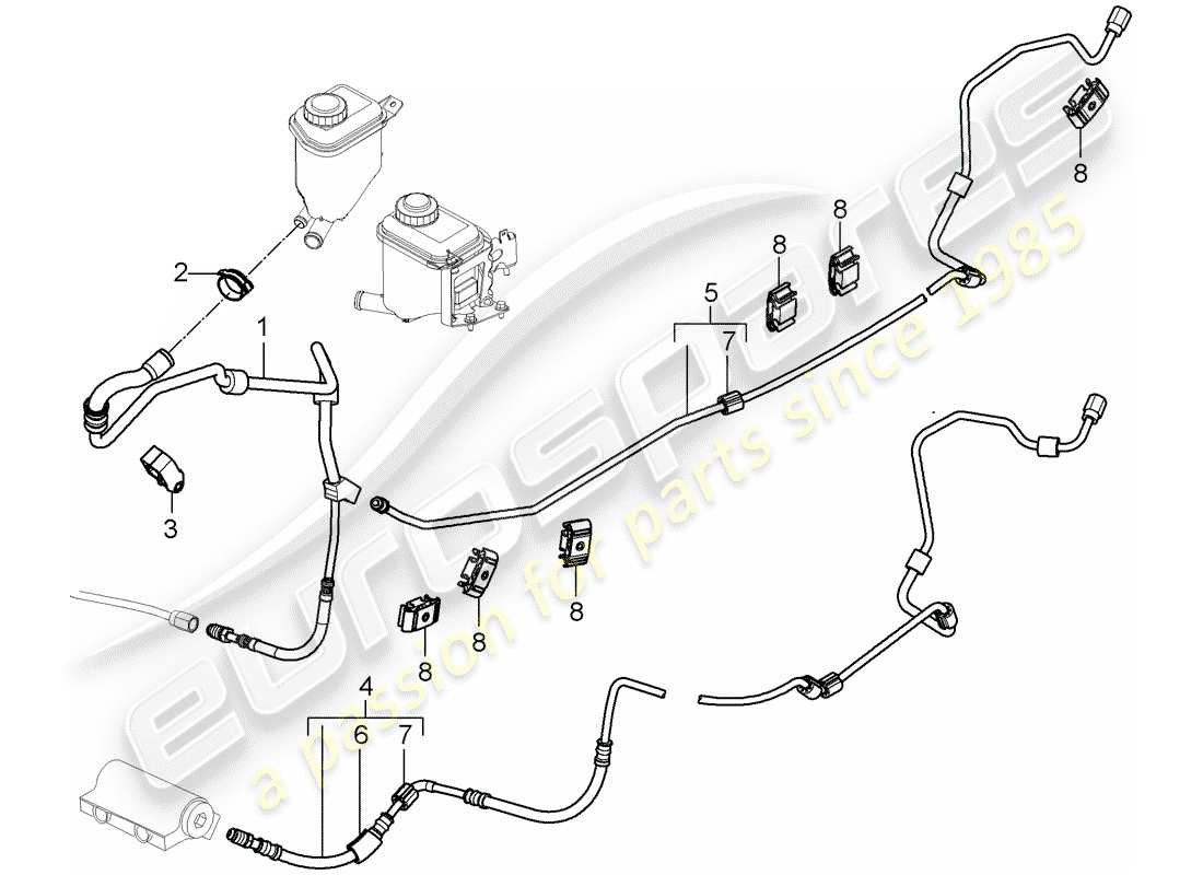 porsche cayenne (2009) stabilizer part diagram