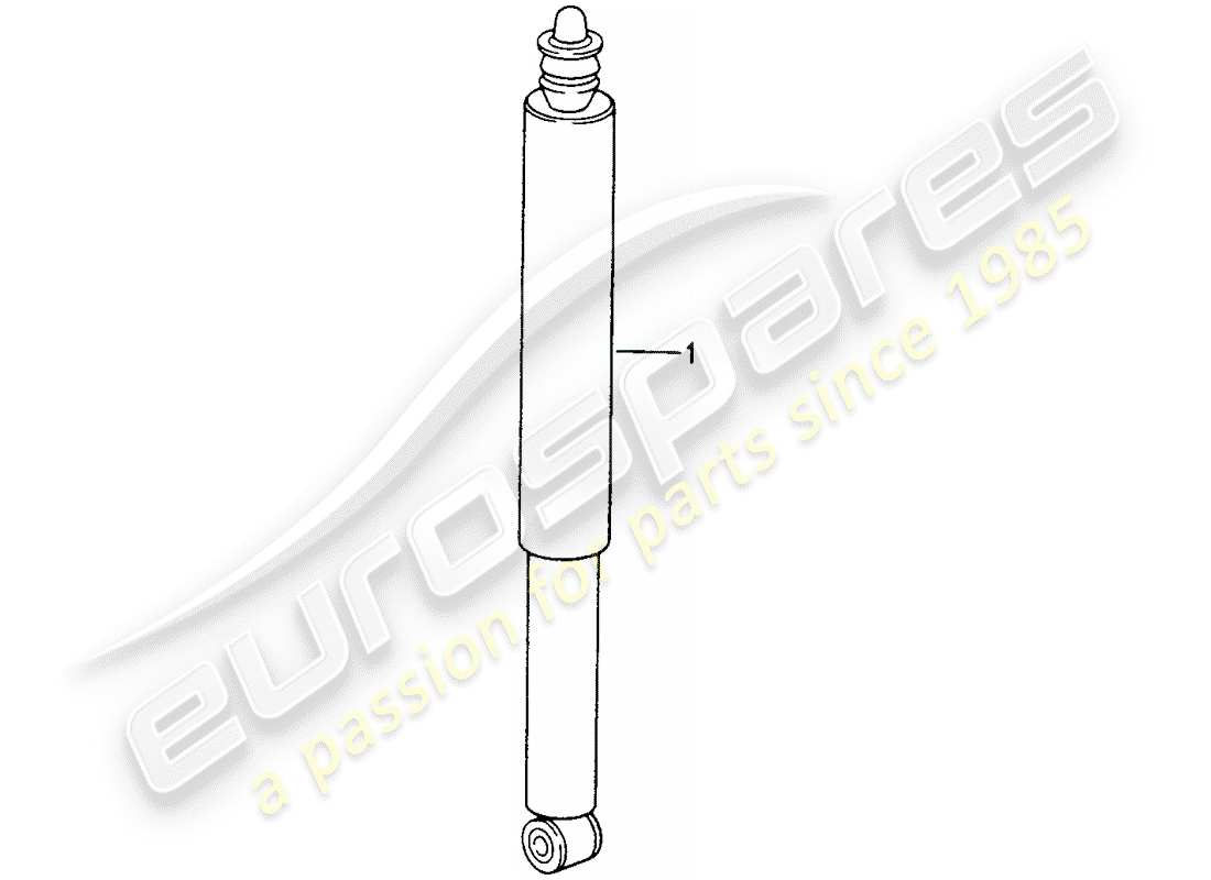 porsche replacement catalogue (1993) vibration damper part diagram