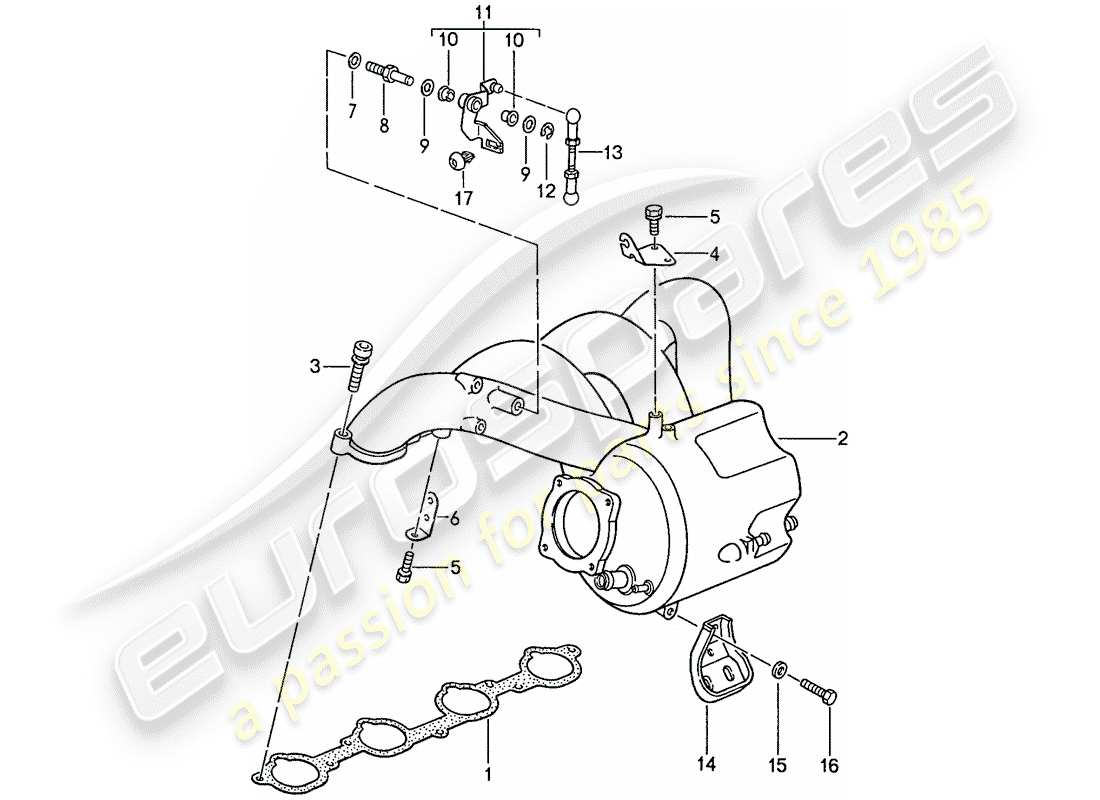 porsche 944 (1989) l-jetronic - 3 part diagram