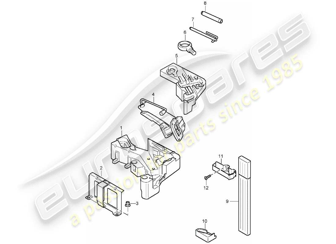 porsche cayenne (2003) tool parts diagram