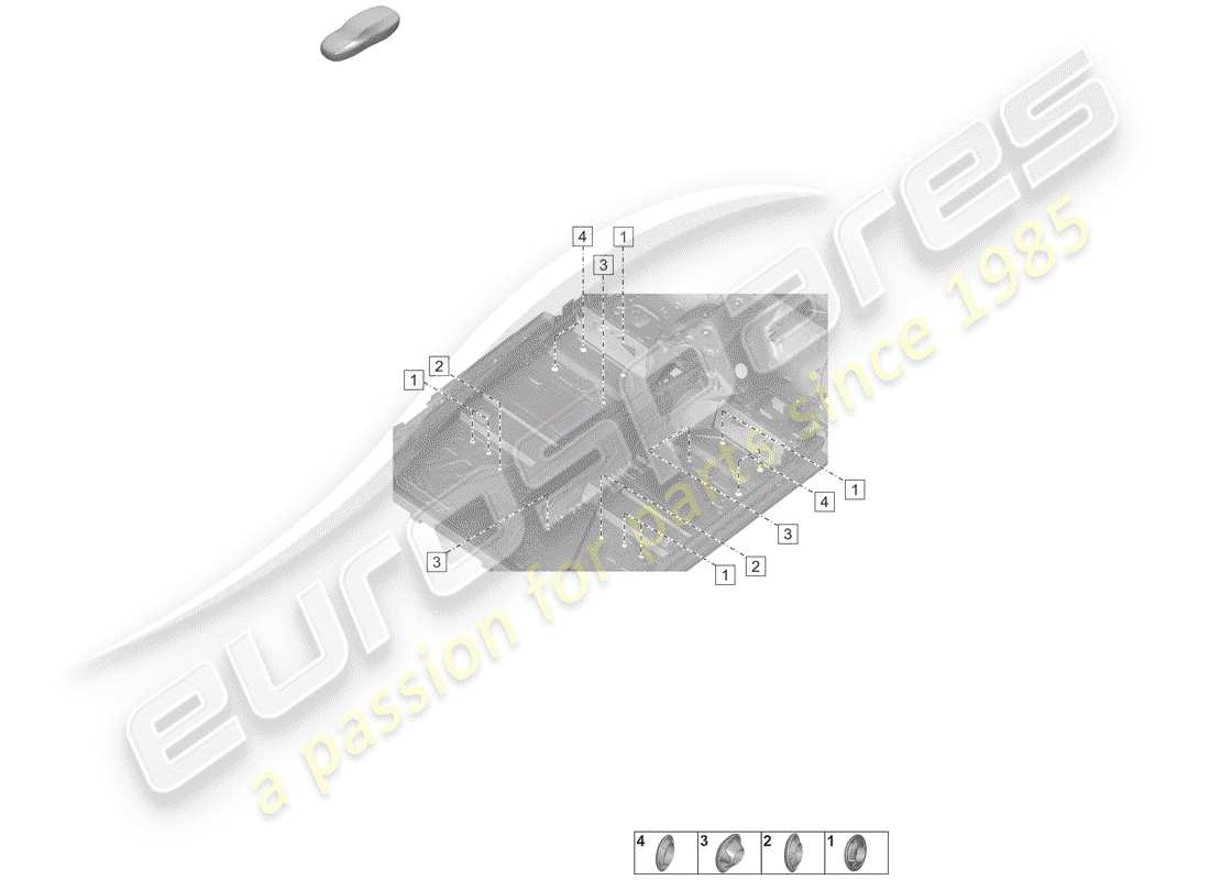 porsche 2020 plugs for body parts diagram