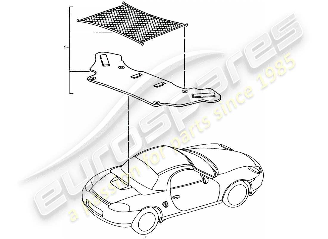 porsche tequipment catalogue (2012) cargo net part diagram