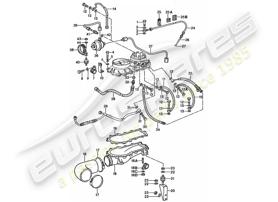 porsche 911 (1989) for - k-jetronic iii part diagram