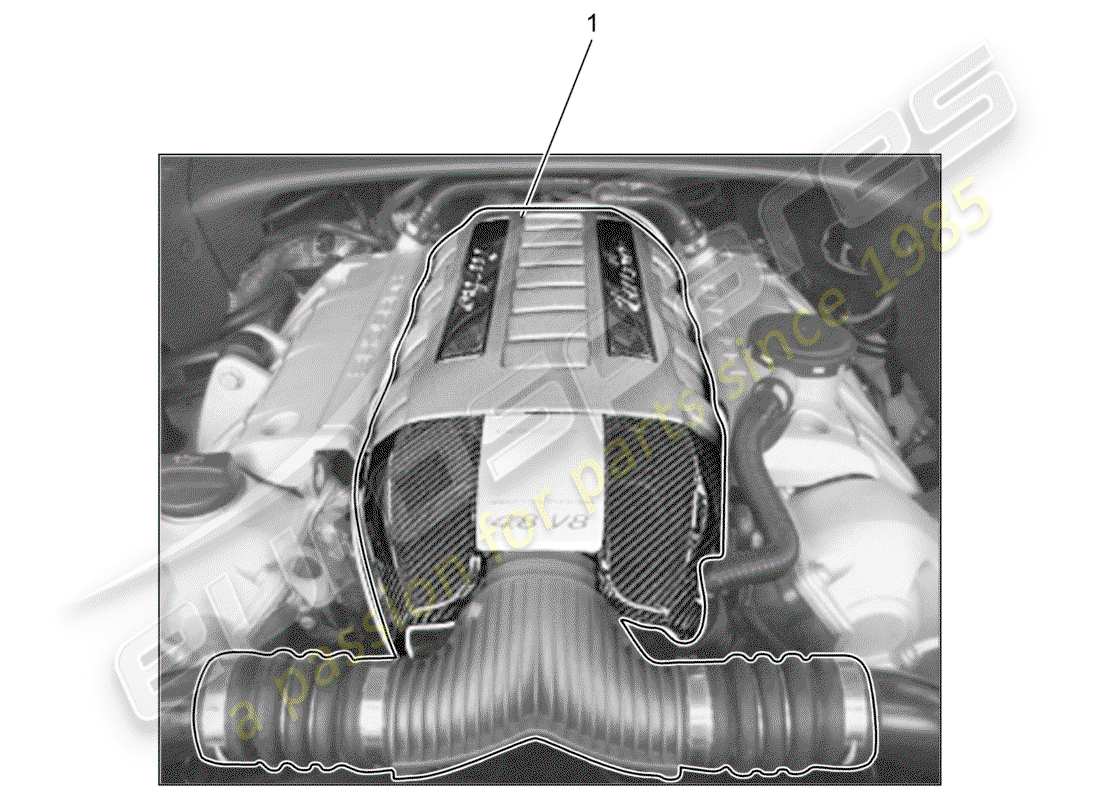 porsche tequipment cayenne (2010) engine part diagram