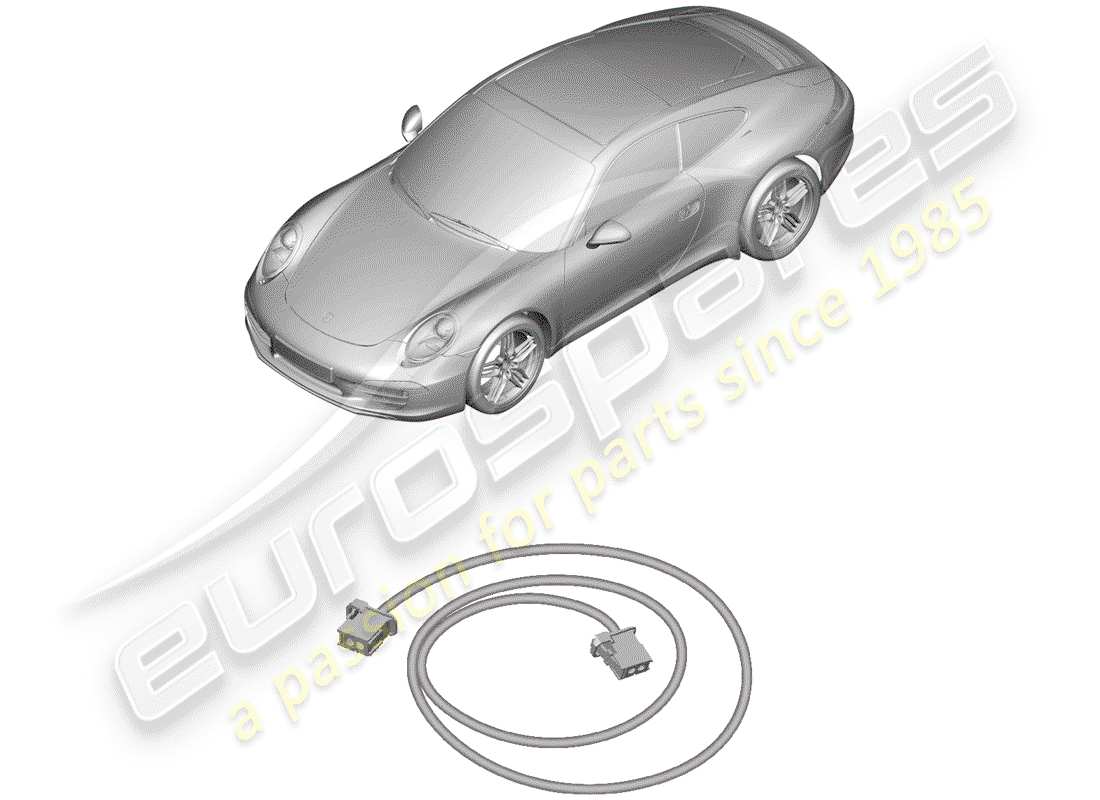 porsche 991 (2013) wiring harnesses parts diagram