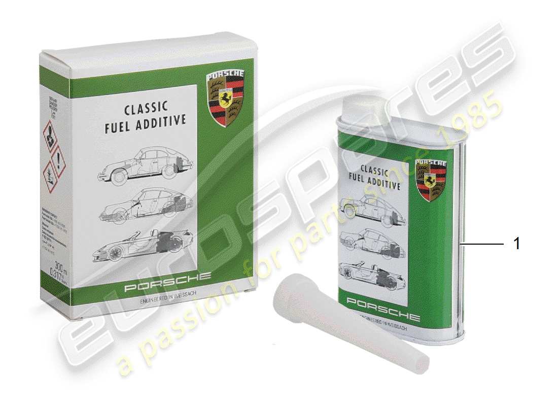 porsche classic accessories (2006) porsche classic - additive - for fuel part diagram