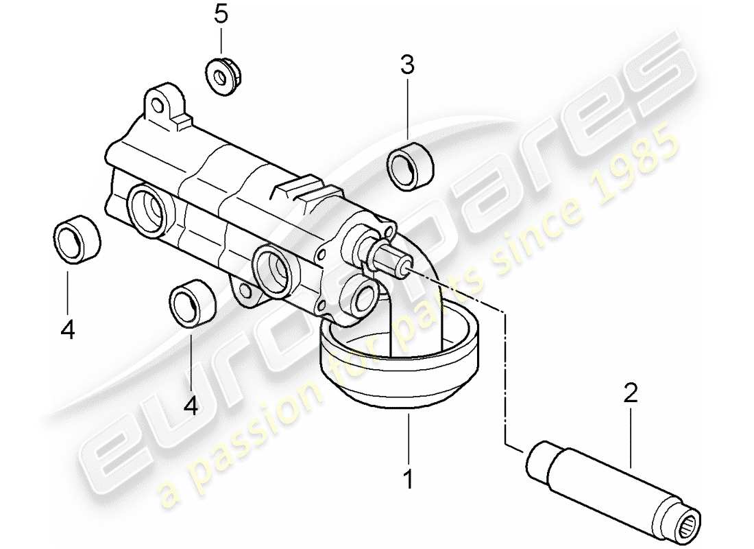 porsche 997 gt3 (2007) oil pump parts diagram