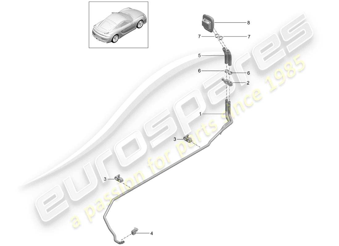 porsche 2016 heater part diagram