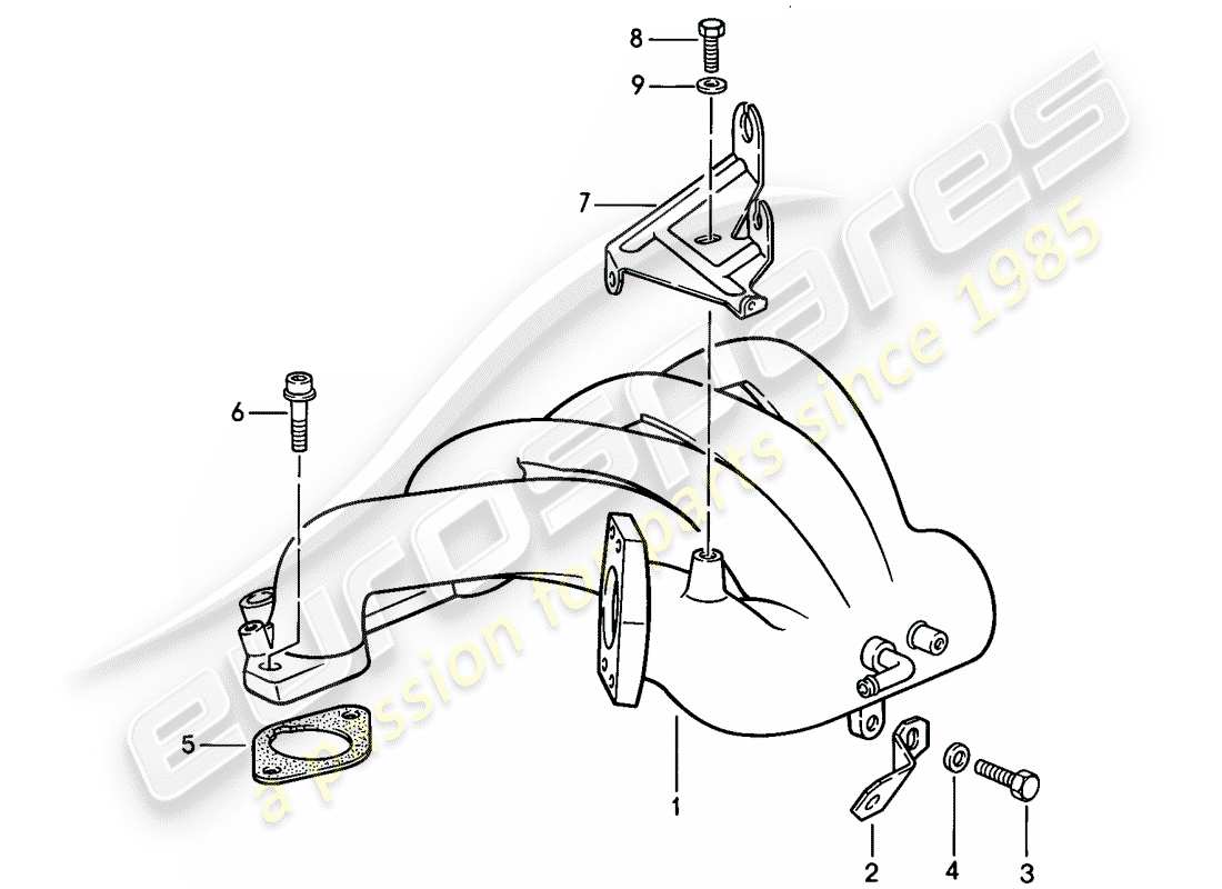 porsche 944 (1988) l-jetronic - 3 parts diagram