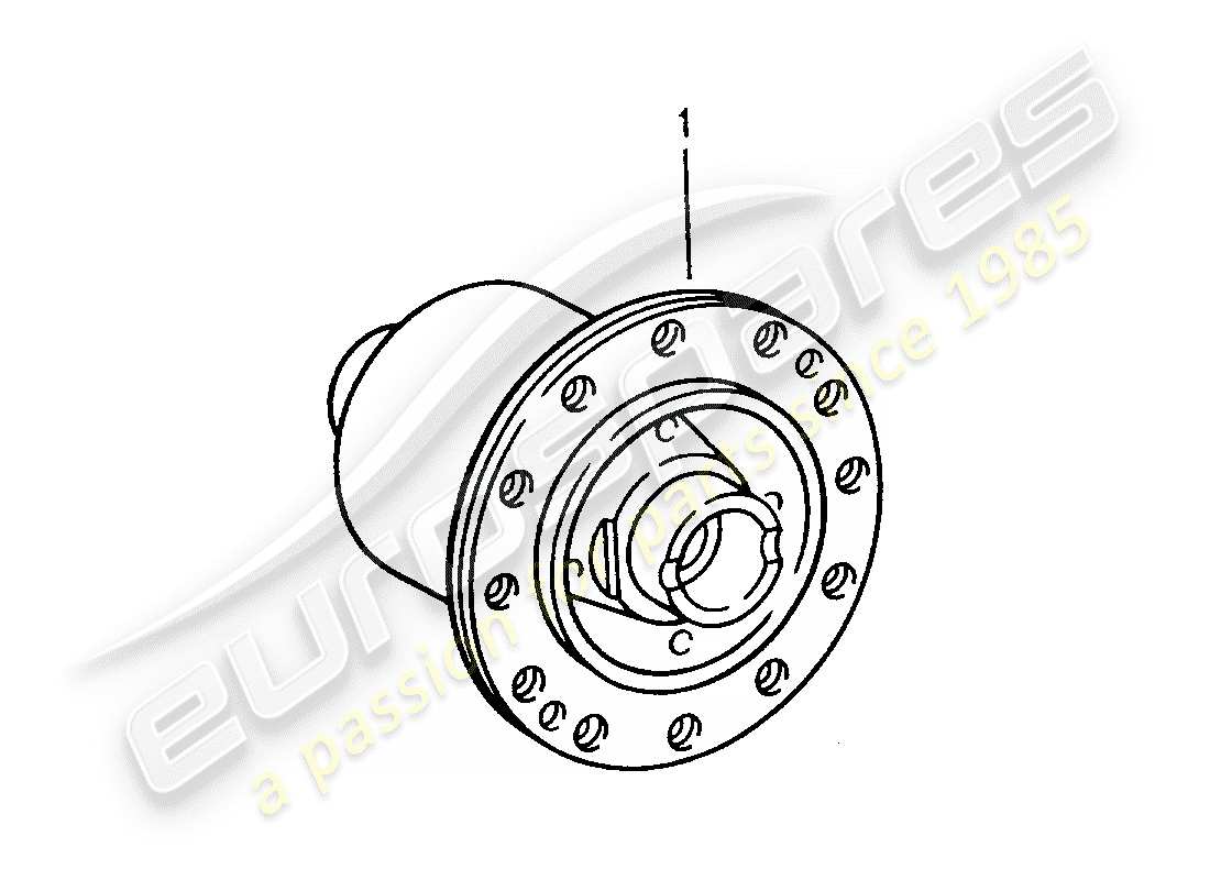 porsche 993 (1996) limited slip differential part diagram