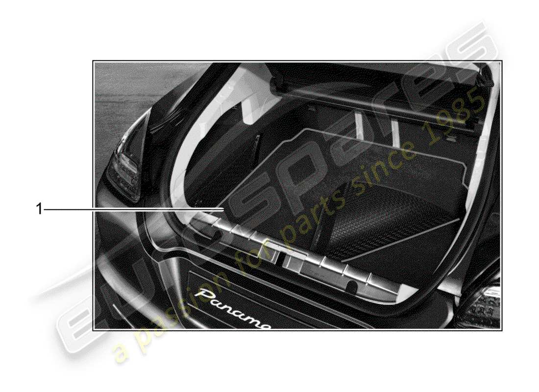 porsche tequipment panamera (2011) carpet part diagram