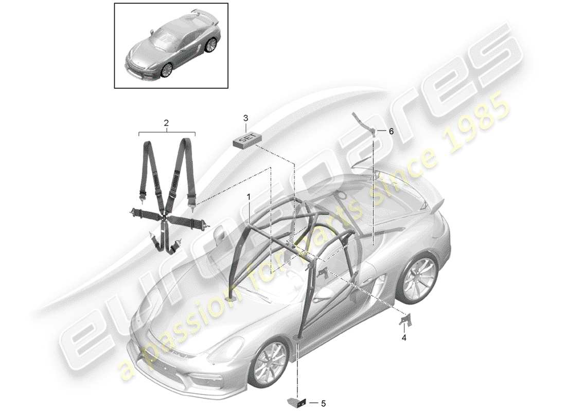 porsche 2016 accessories part diagram