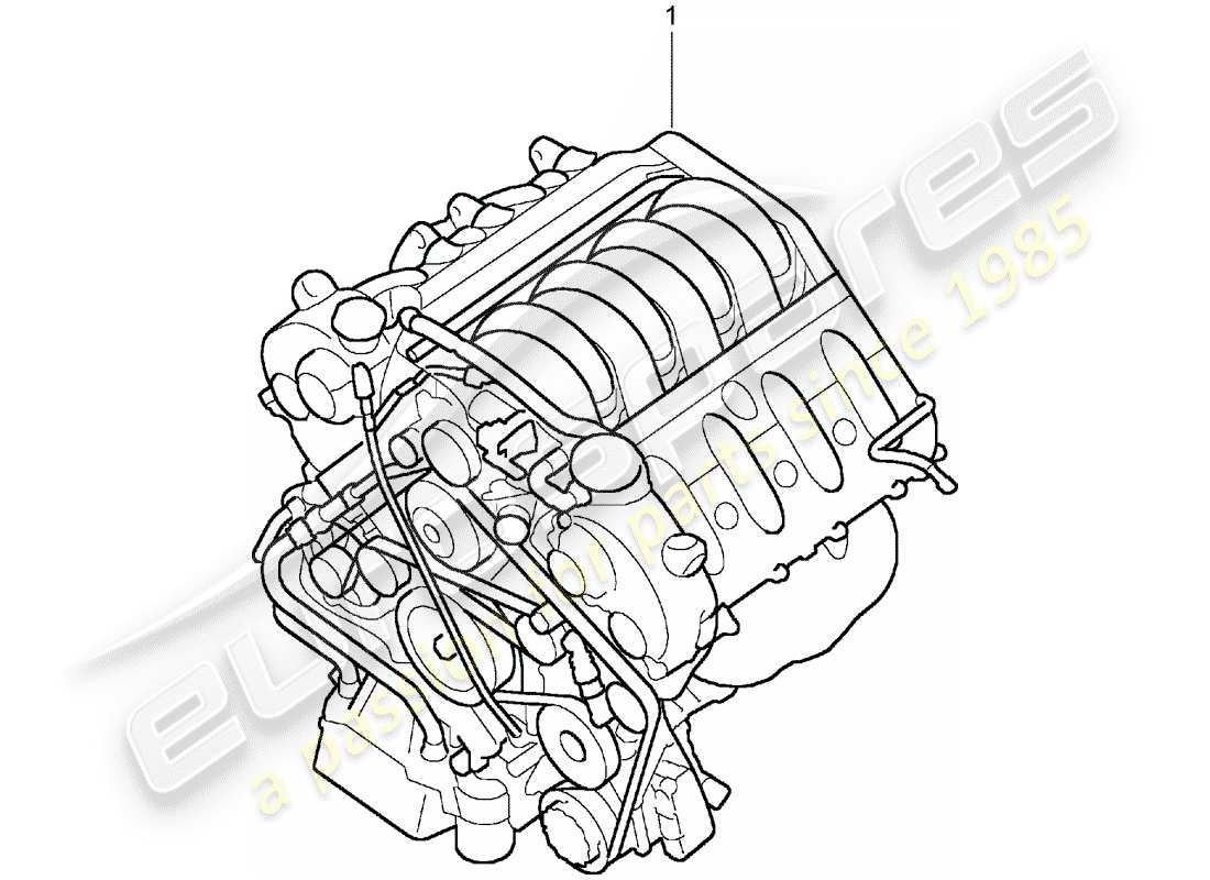 porsche replacement catalogue (1978) replacement engine part diagram