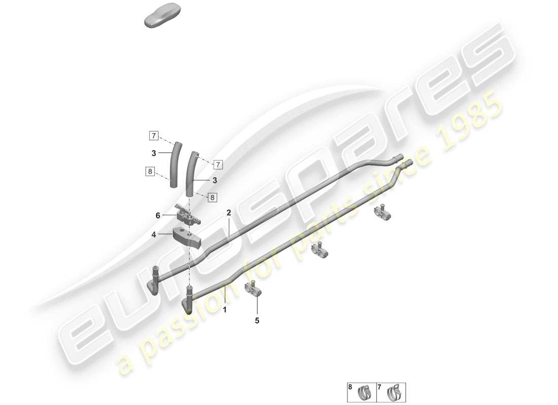 porsche 2020 heater parts diagram