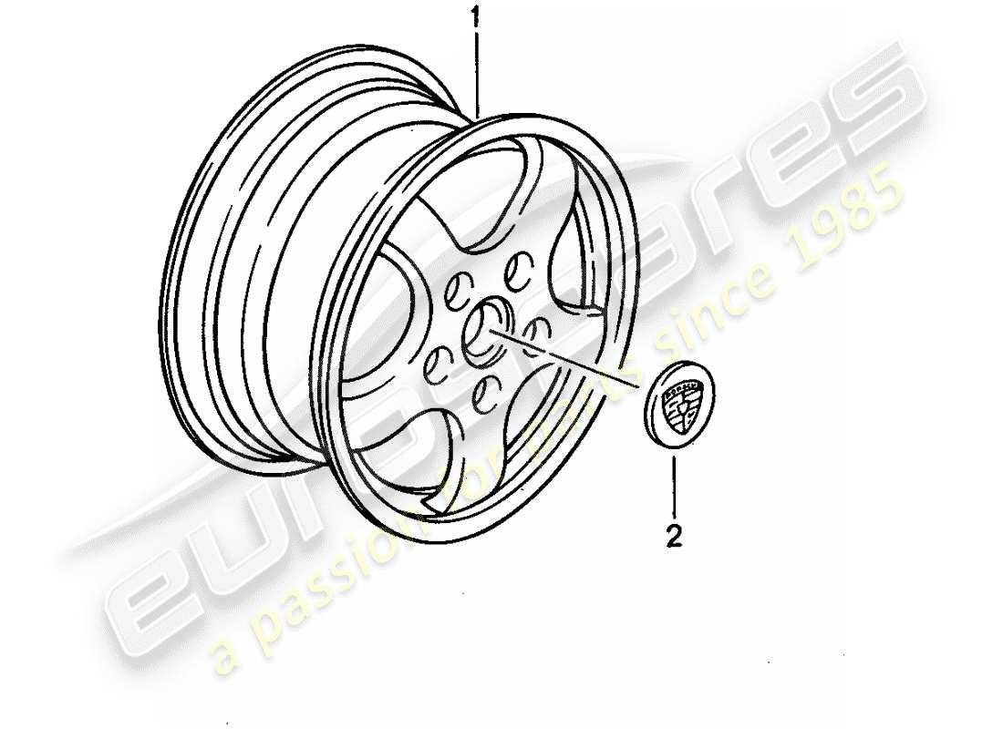 porsche tequipment catalogue (1985) gear wheel sets parts diagram