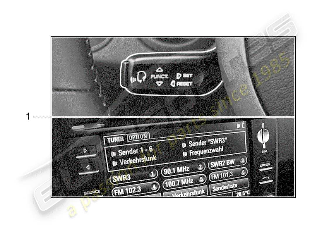 porsche tequipment catalogue (2003) language selection part diagram