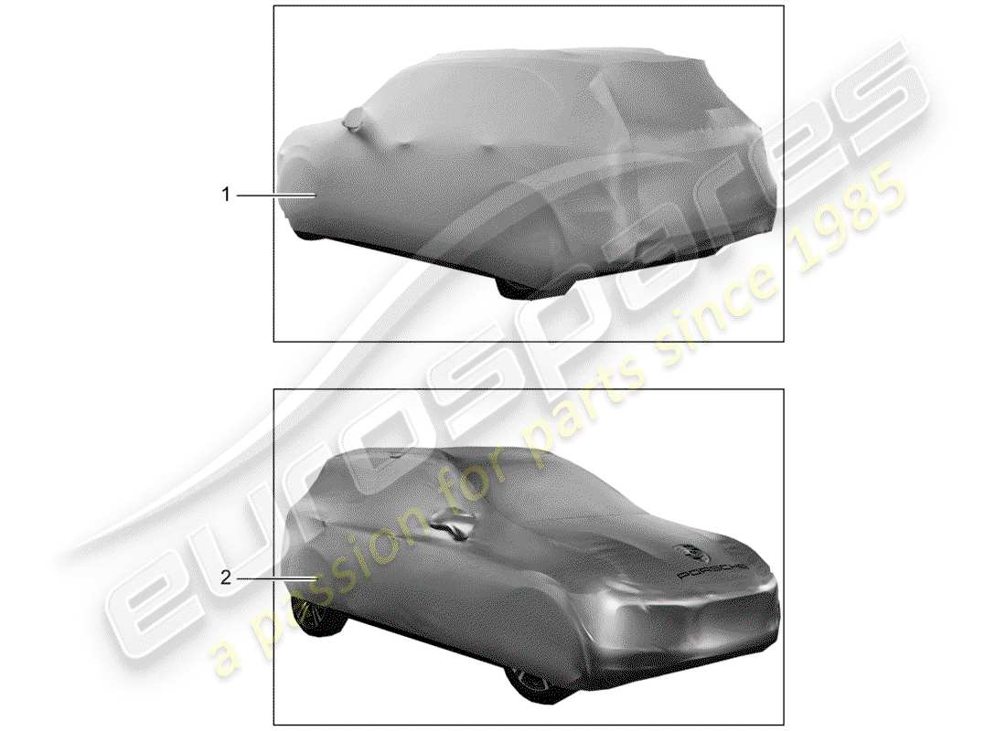 porsche tequipment macan (2019) cover part diagram